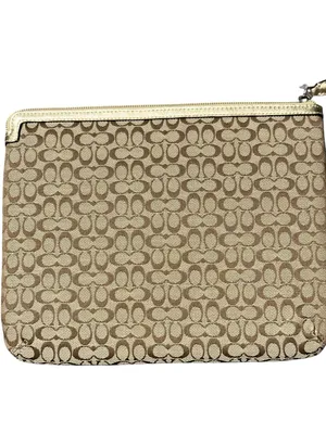 Coach Signature Classic C Monogram Jacquard Laptop iPad Tablet Sleeve Case thumbnail 2