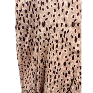 Anthropologie Isobel Pleated Wide Leg Leopard‎ Print Trouser Pant Elastic XL thumbnail 3