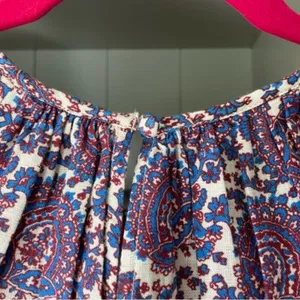 J.Crew Palermo Smocked-Waist Mini Dress in Floral Bouquet Linen LT thumbnail 5