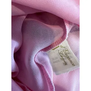 D'ELEGANCE LINGERIE Slip PINK SPAGETTI MEDIUM MAXI FLORAL LACE LIGHTWEIGHT#95 thumbnail 2