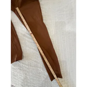 Halara Brown Jumpsuit Ribbed Cut‎ Out Back XS Athleisure Minimalist thumbnail 12