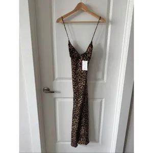 NWT Resa Harper Slip Dress Cheetah thumbnail 5