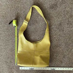 Montana West Mustard Yellow Leather Slouchy Hobo Bag Purse + Sm Bag Boho Western thumbnail 10