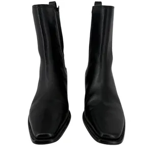 Tory Burch‎ Womens Black Leather Square Toe Chelsea Ankle Boots 143257 Size 6.5M thumbnail 7