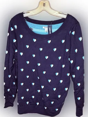 Old Navy Hearts Sweater nwt thumbnail 1