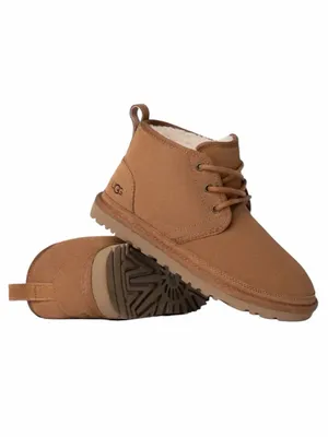 NEW UGG Women’s Neumel Suede Wool Lace-Up Chestnut Ankle Chukka Boots, Size 10 thumbnail 16