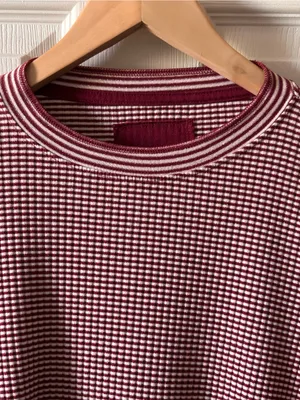 Aerie Essentials Thermal Long Sleeve Indie Sleaze Grunge Top Sz S Fairy Hipster thumbnail 7