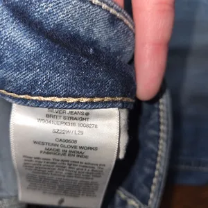 Silver Jeans Women's Blue Denim Jeans thumbnail 4