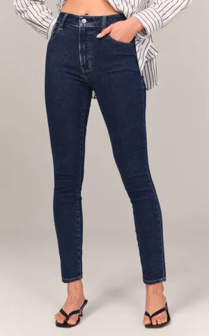 Abercrombie High-Rise Super Skinny Ankle Jeans thumbnail 3