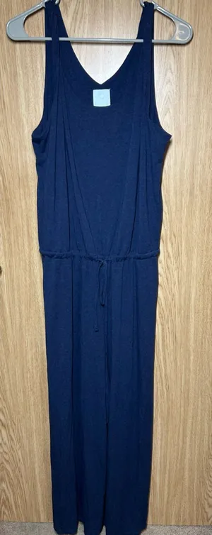 Anthropologie Sunday Women’s Size XL Blue Tank Top Wide Leg Jumpsuit thumbnail 1
