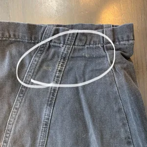 We The Free People Paperbag Waist Belted Barrel Leg Pants Black‎ Gray Medium thumbnail 10