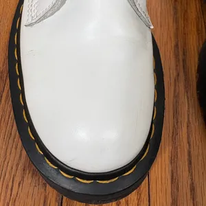 Dr. Martens‎ Jadon Platform Boots Polished Smooth Leather White Women's size 8 thumbnail 11