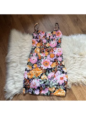 Hello Molly Friendly Banter Floral Mini Dress Size Small/4 thumbnail 8