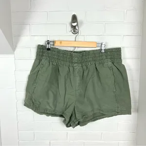 Aerie Babewatch Green Pull On Casual Shorts Size XL thumbnail 2