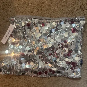 Princess Polly Riego mini skirt silver thumbnail 3