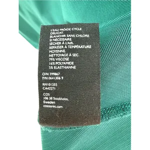 COS Minimalist Forest Green Maxi Skirt Column Longline Quiet Luxury Office S thumbnail 4