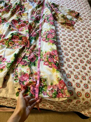 Handmade Floral Cotton Robe size small/medium thumbnail 7