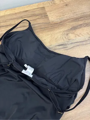 Andie The Amalfi Maternity One Piece Swimsuit Black NEW thumbnail 10