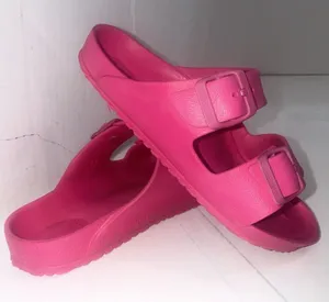 Birkenstock EVA Adjustable Buckle Strap Water Resistant Pink Arizona Sandals 3 thumbnail 1