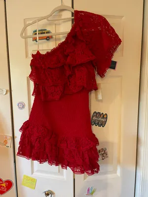 Revolve Red Mini Dress thumbnail 4