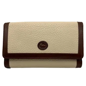 Vintage DOONEY & BOURKE Brown and Cream Wallet thumbnail 1