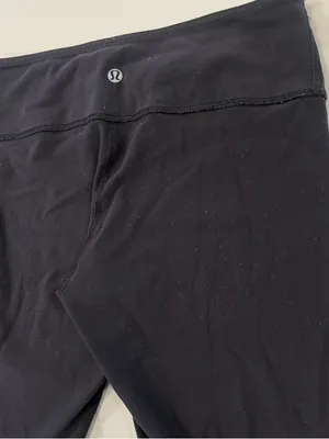 Lululemon Reversible Wunder Under Full Length Leggings Women’s 6 Black/Patchwork thumbnail 3