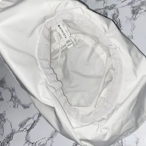Athleta White Wide Brim Bucket Sun Hat Sunhat Women's One Size thumbnail 8