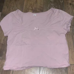 PacSun Purple Cropped Shirt thumbnail 1