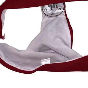 NWT‎ Red Ribbed Bikini Bottoms Women’s Small High Cut Swim Bottom thumbnail 4