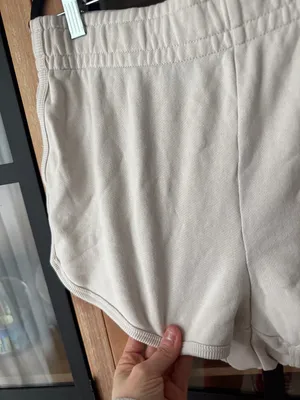 Aritzia wilfred sweat shorts heather cloud lounge cozy perfect fleece terry thumbnail 5