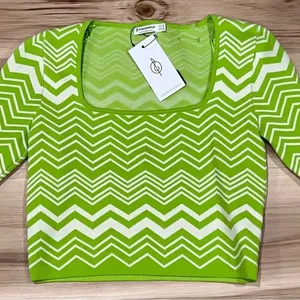 NEW Stradivarius Square Neck Long Sleeve Women’s Small thumbnail 2