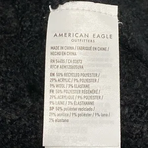 American Eagle Boucle Mock Neck Sweater Size Medium thumbnail 8