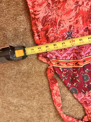 Free People Bohemian Style Beach Strap Long V-Neck Floral Romper Size M thumbnail 7