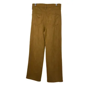 Banana Republic Ultra High-Rise Wide Leg Vegan Suede Pants Tannin Brown NWT 25 thumbnail 4