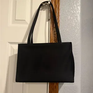 Vintage Kate Spade New York black nylon Sam shoulder bag thumbnail 3