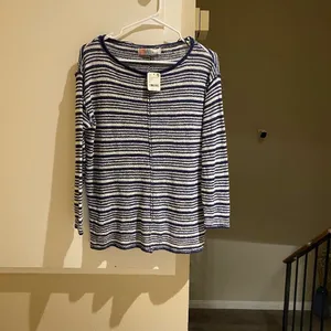 NWT free people stripped top thumbnail 2
