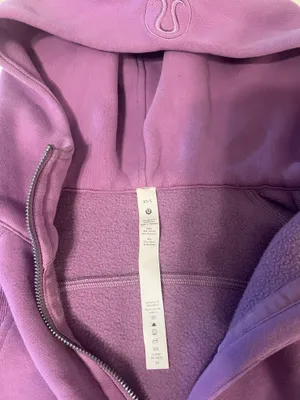 Lululemon Purple Scuba Half-Zip Hoodie Size XS/S thumbnail 2