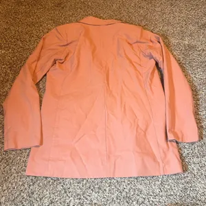HYFVE Long Line Blazer Mauve Pink Single‎ Button Lightweight Jacket Size S thumbnail 7