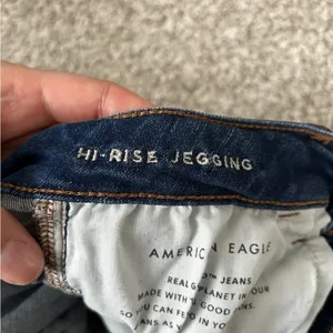 American Eagle Hi-Rise Jegging Denim Jeans Skinny Distressed High Rise Stretch 6 thumbnail 3
