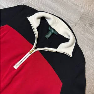 •Lauren Ralph Lauren• Vintage Quarter Zip Sweater thumbnail 6