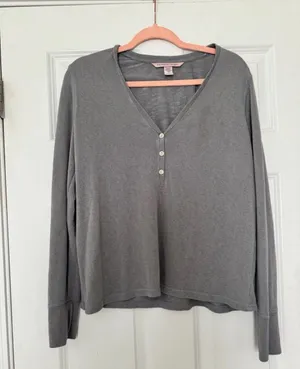 Victorias Secret Grey Loungewear Sweater thumbnail 5