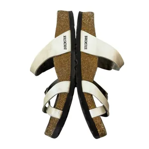 Birkenstock Womens Mayari Sandals Size 40 US 9-9.5 Birko-Flor Pearl White Brown thumbnail 4