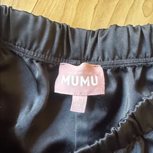 Show Me Your MuMu Black Satin Shorts thumbnail 2
