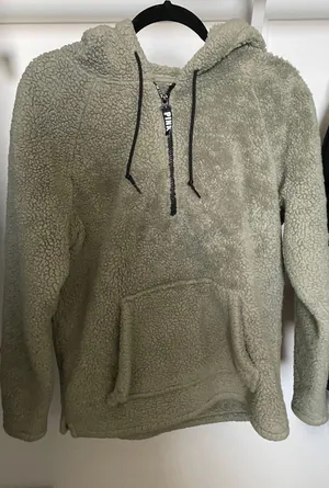 PINK Victoria’s Secret Sherpa Quarter Zip Medium thumbnail 1