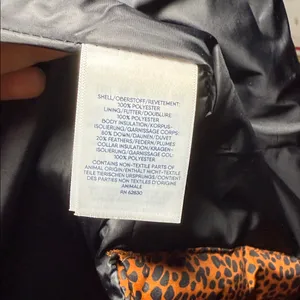 Lands'‎ End Leopard Print Puffer Vest thumbnail 6