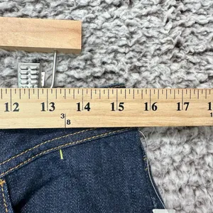Lot 29 Women's Bootcut Jeans M Blue Dark Wash Graphic Pockets‎ Y2K Grunge Skater thumbnail 8