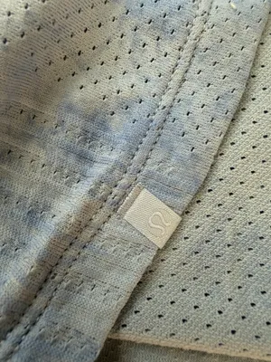 Lululemon Train to Be Mesh Breathable Short Sleeve Blue thumbnail 3