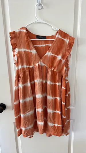 Wade voss dress Orange Size M thumbnail 1