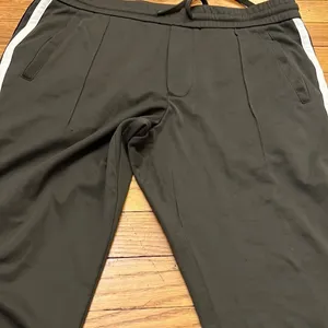 ‎Vince Women's Hunter green Cropped Side-Striped Pants Sz M thumbnail 9
