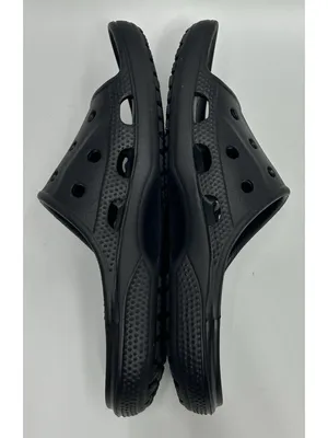 Crocs Baya II Slide Sandals Womens Size 6 Black Athletic Slip On Shoes thumbnail 5